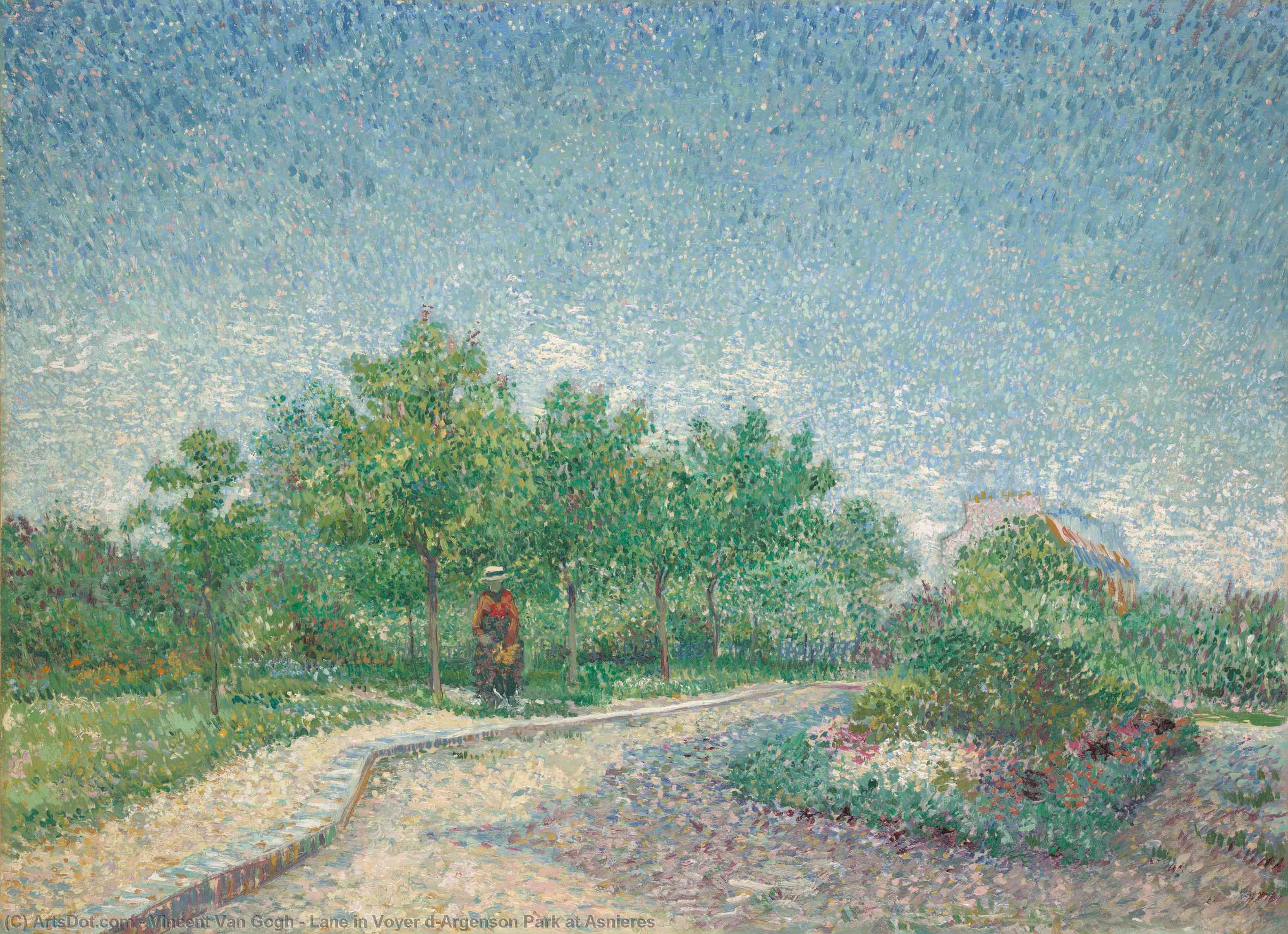 Lane In Voyer D'argenson Park At Asnieres — Vincent Willem Van Gogh