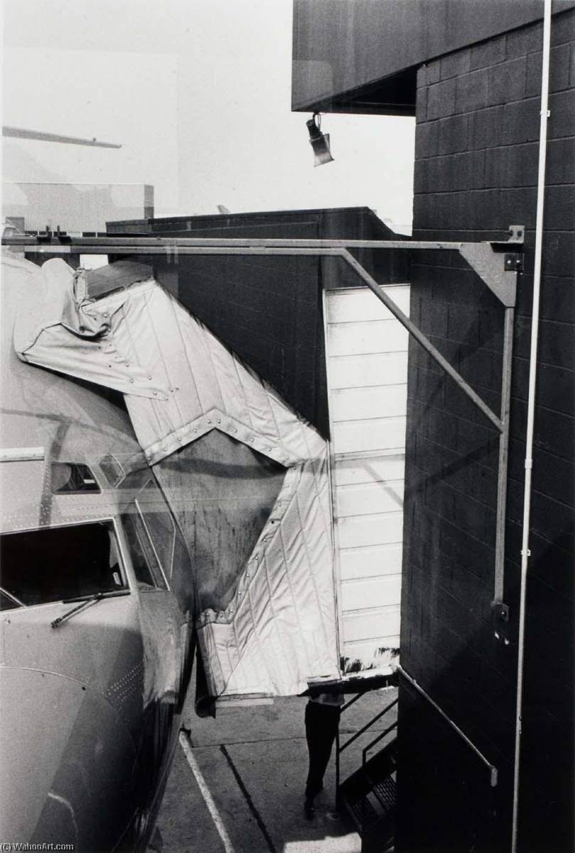 Untitled (airplane Hook Up) — Burk Uzzle