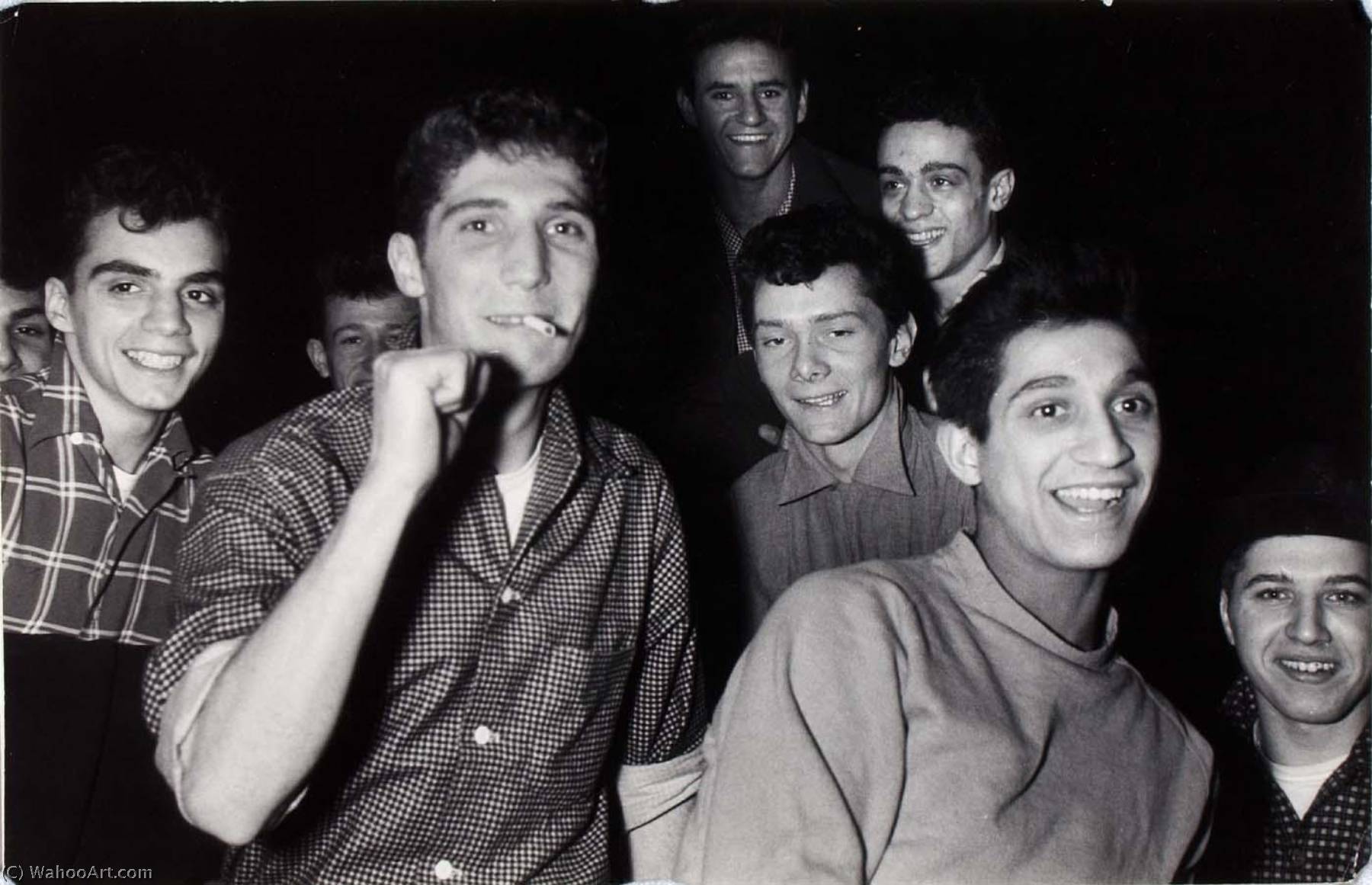 Nick Biondi, Golden Gloves Boxer, At A Victory Party — Garry Winogrand