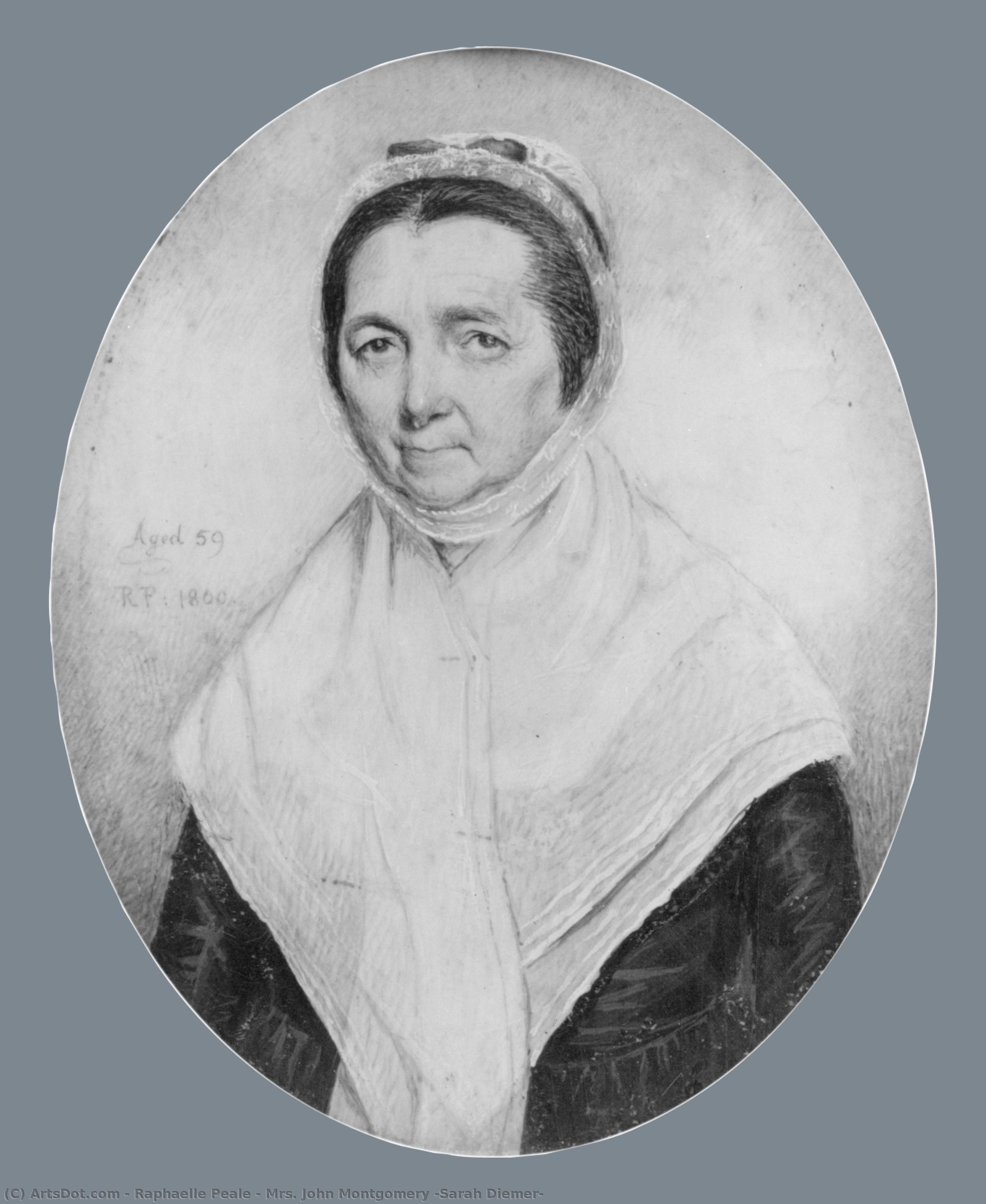 Mrs. John Montgomery (sarah Diemer) — Raphaelle Peale