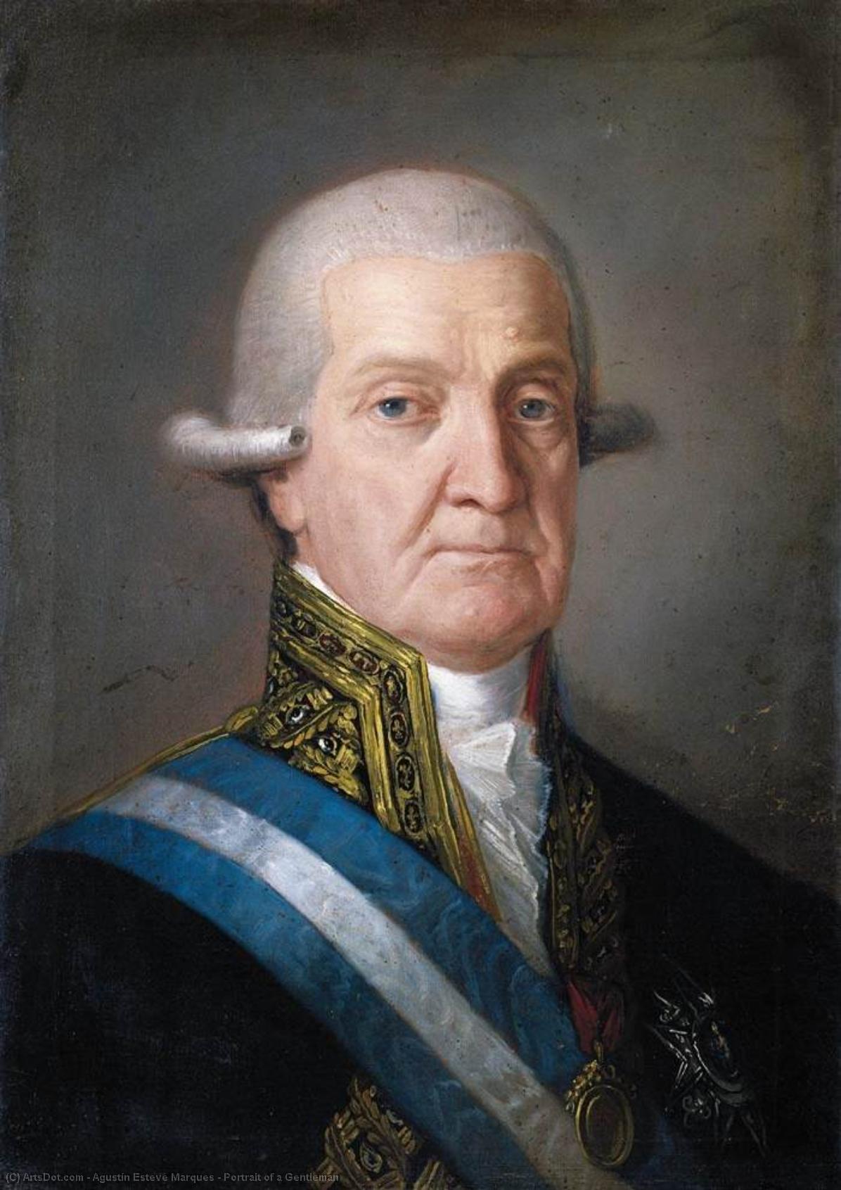 Portrait Of A Gentleman — Agustín Esteve Y Marques