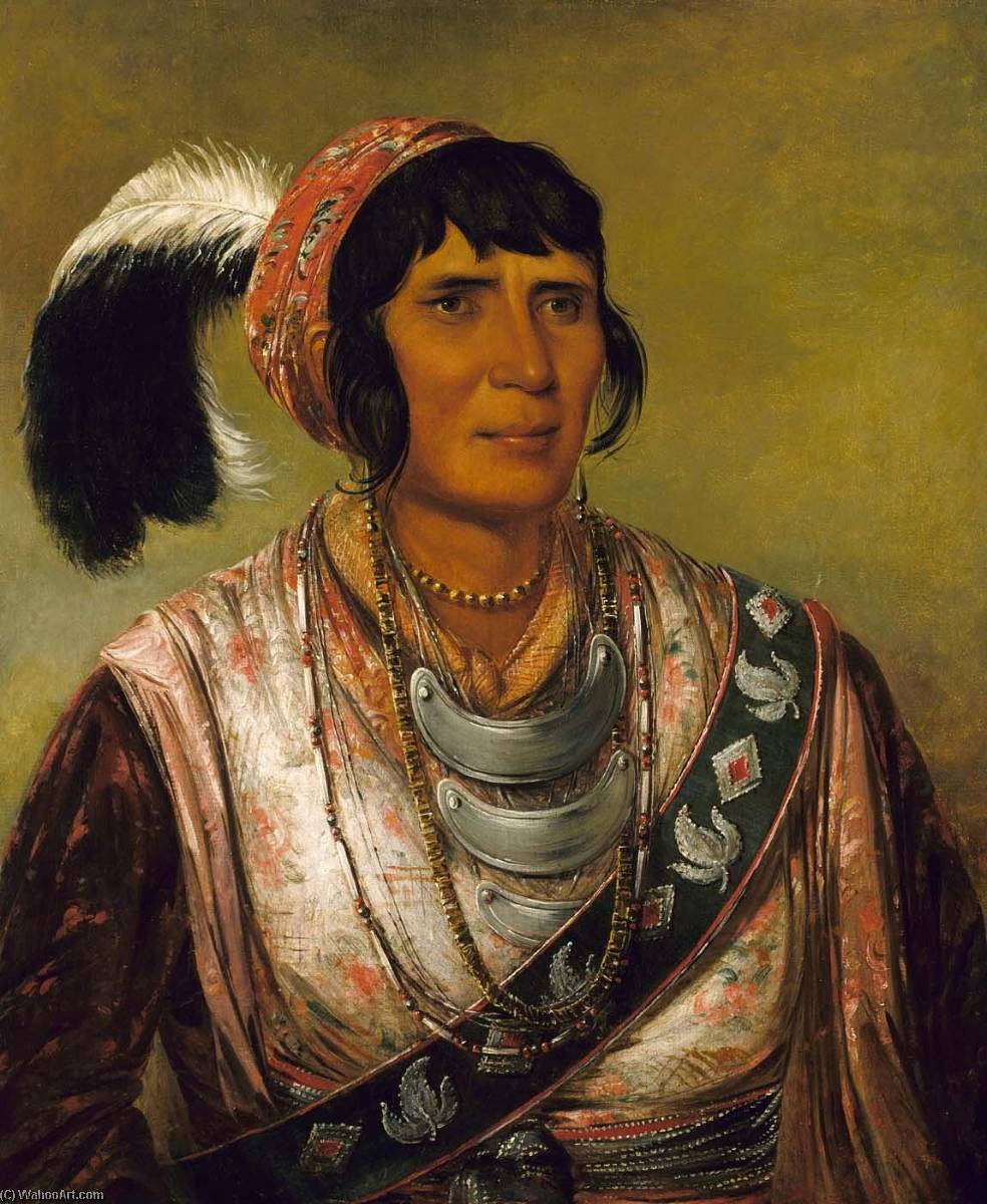 Os Ce O Lá, The Black Drink, A Warrior Of Great Distinction — George Catlin
