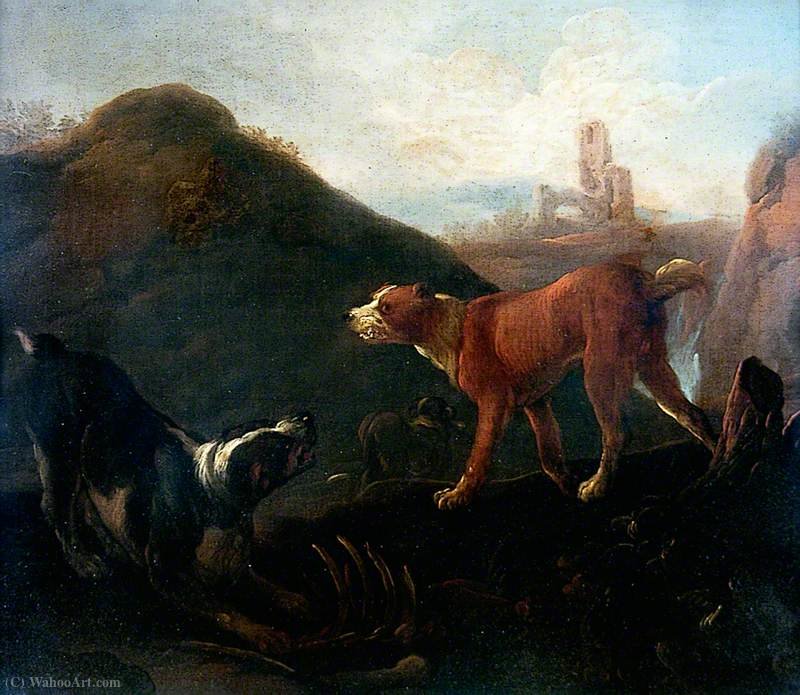 Two Dogs — Johann Heinrich Roos