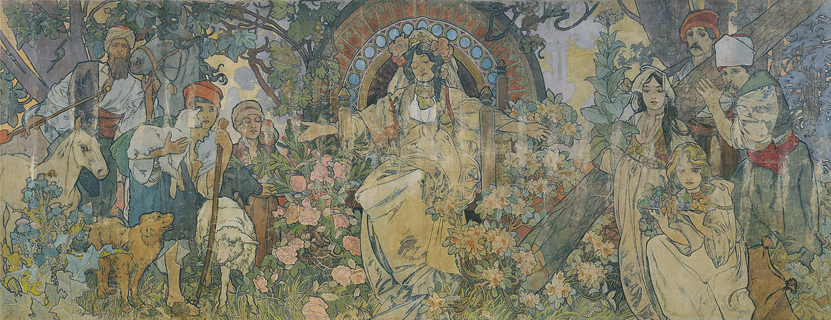 The Allegory Of Bosnia Herzegovina — Alphonse Maria Mucha