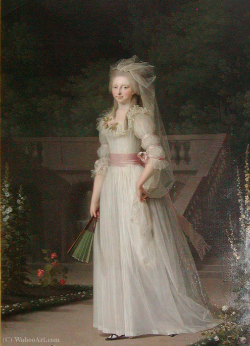 Portrait Of Princess Louise Auguste Of Denmark — Jens Jørgensen Juel