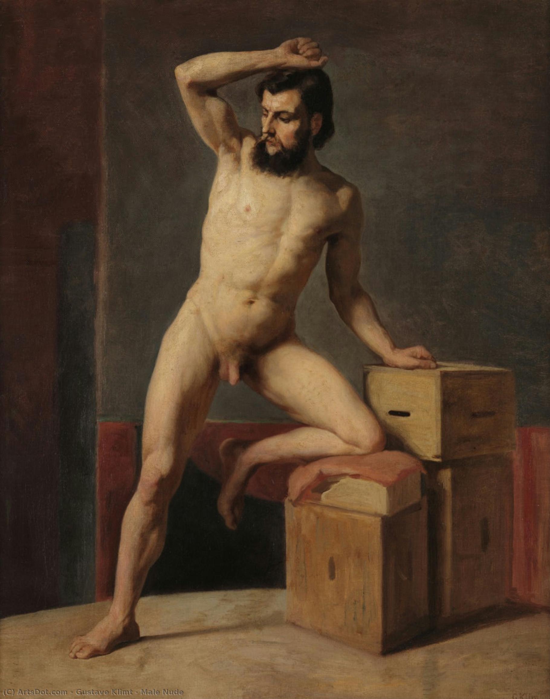 Male Nude — グスタフ・クリムト
