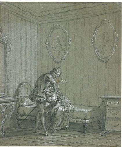 The Temptation Of Madame Bouvillon — Jean-baptiste Oudry
