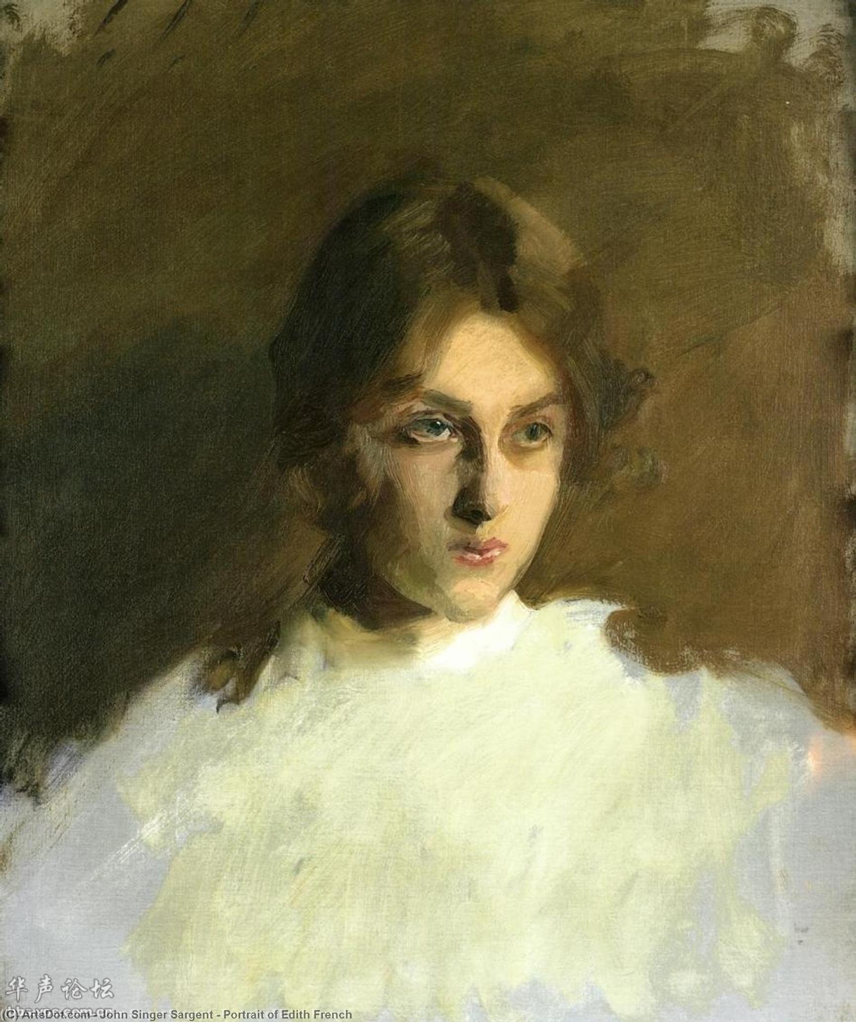 Portrait Of Edith French — John Singer Sargent
