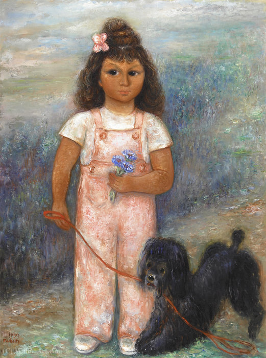Little Girl From Venezuela, (1940) — Reuven Rubin