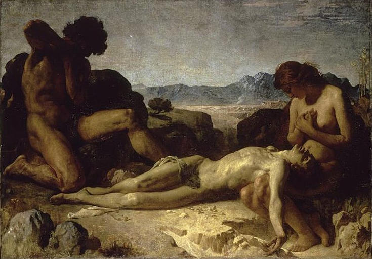 Adam Et Eve Trouvant Le Corps D'abel — Léon Joseph Florentin Bonnat