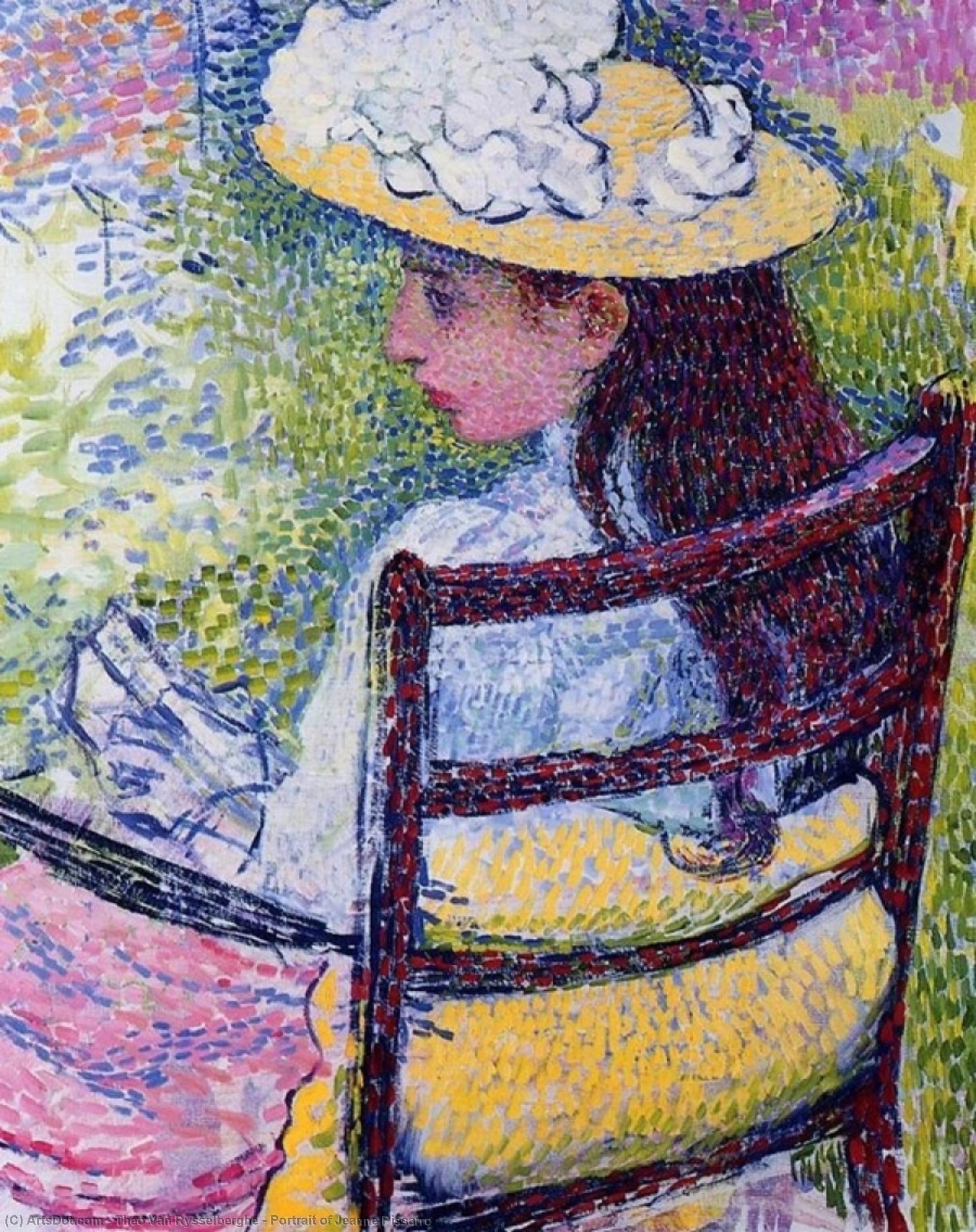 Portrait Of Jeanne Pissarro — Theo Van Rysselberghe