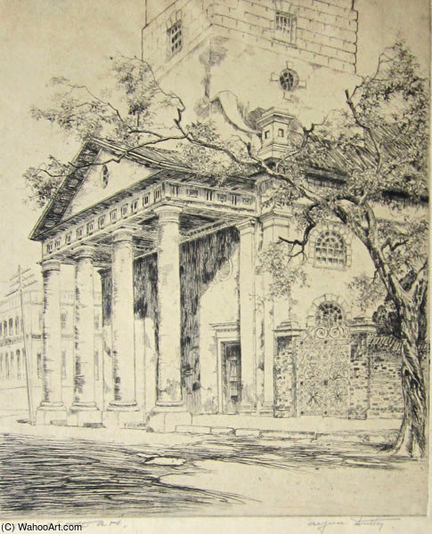 Old St Michaels Charleston — Alfred Heber Hutty