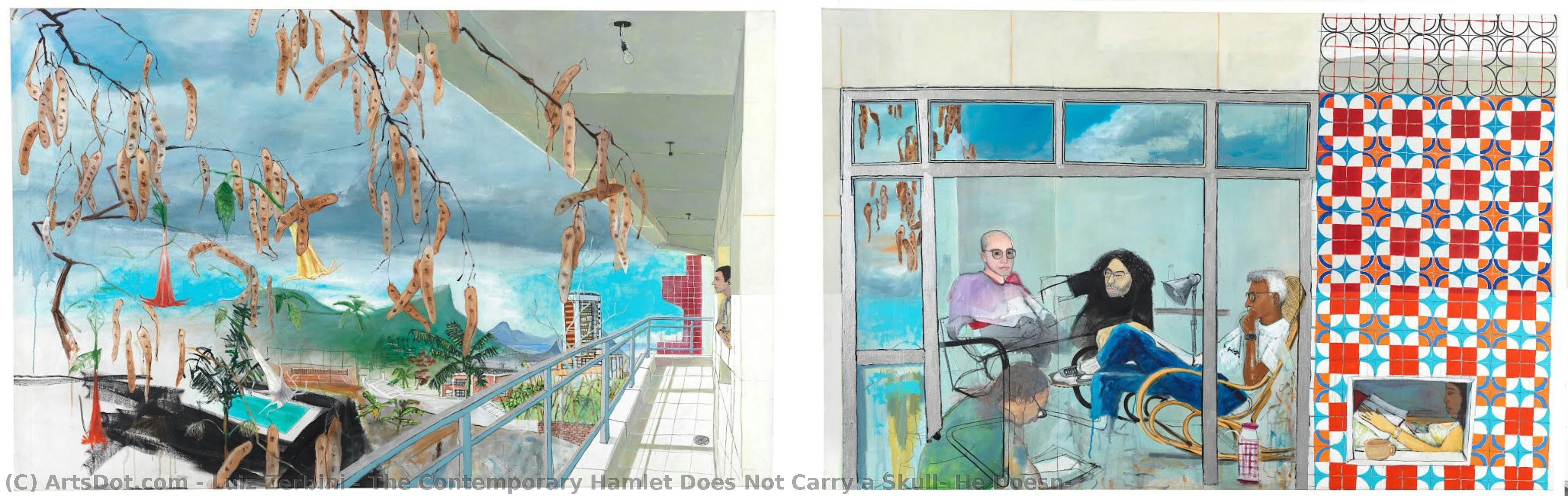 The Contemporary Hamlet Does Not Carry A Skull, He Doesn — Луис Зербини