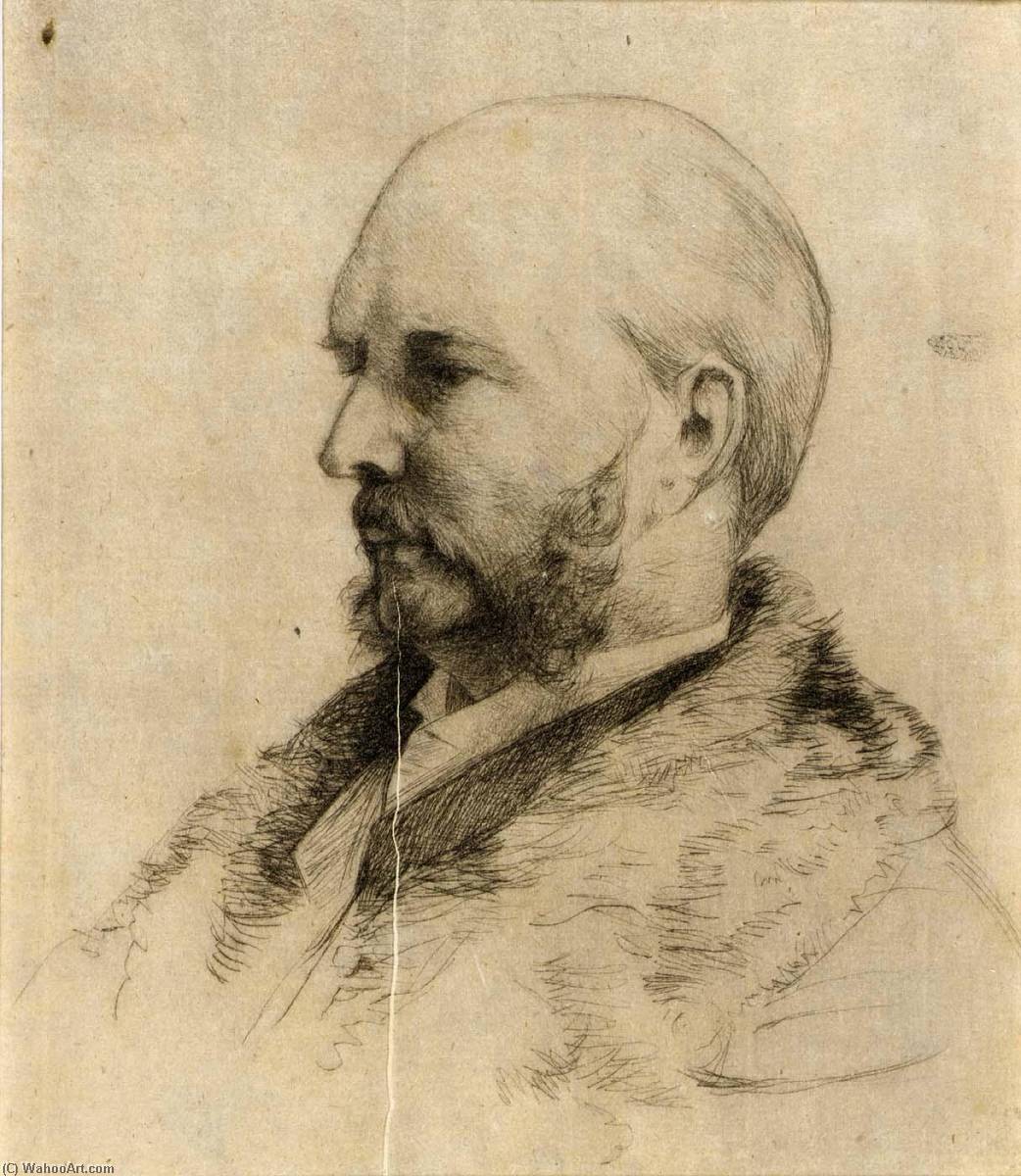 Portrait Of Robert Hoe — Julian Alden Weir