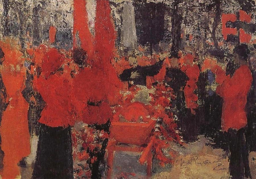 Red Funeral — Ilya Yefimovich Repin
