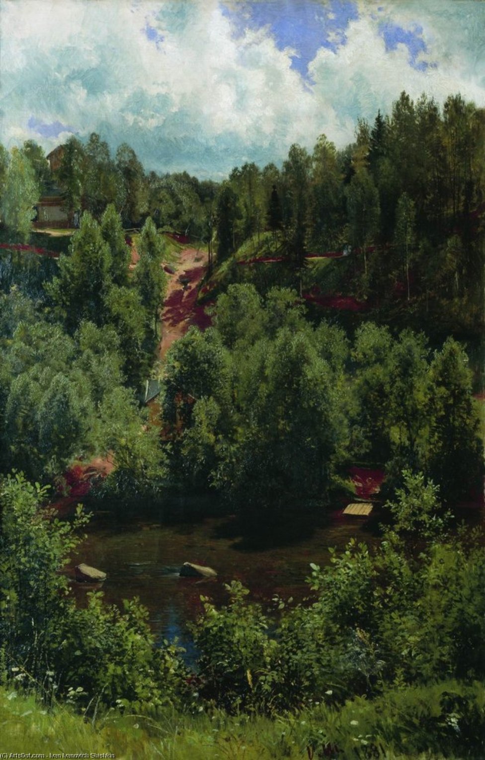 After The Rain. Etude Of The Forest — Ivan Ivanovich Shishkin