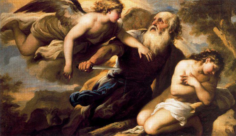 Sacrifice Of Isaac — Luca Giordano