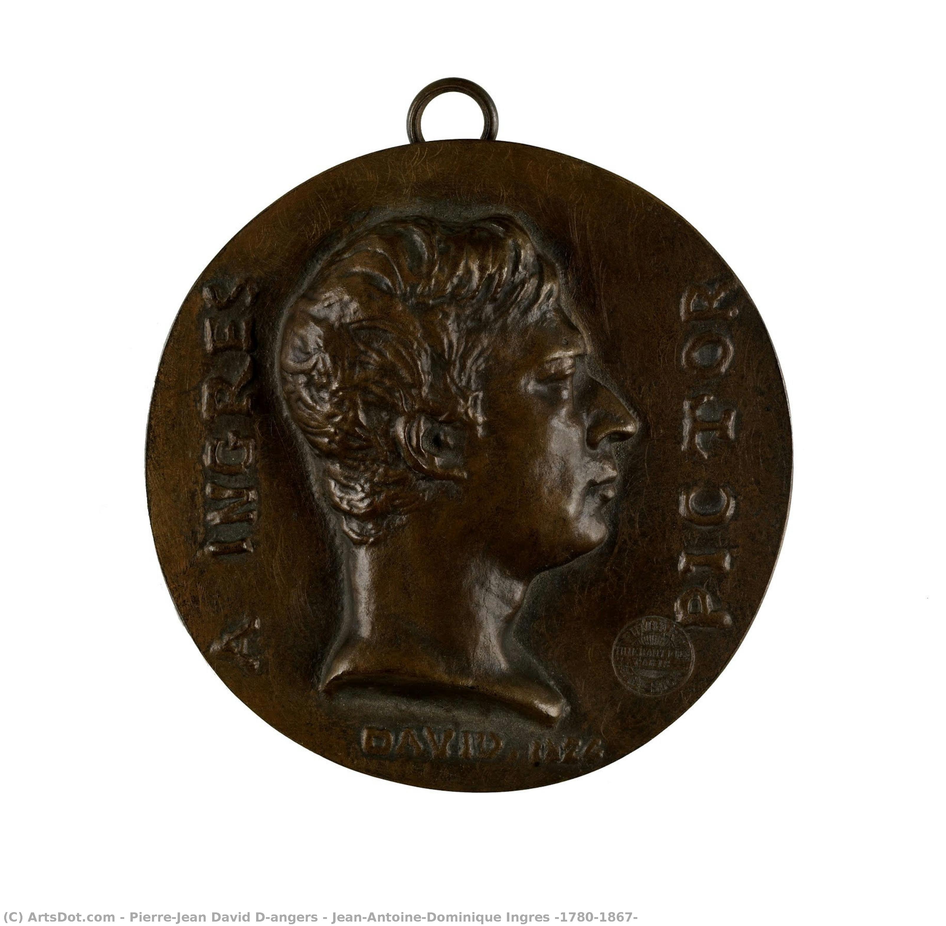 Jean-antoine-dominique Ingres (1780-1867) — Pierre-jean David D'angers