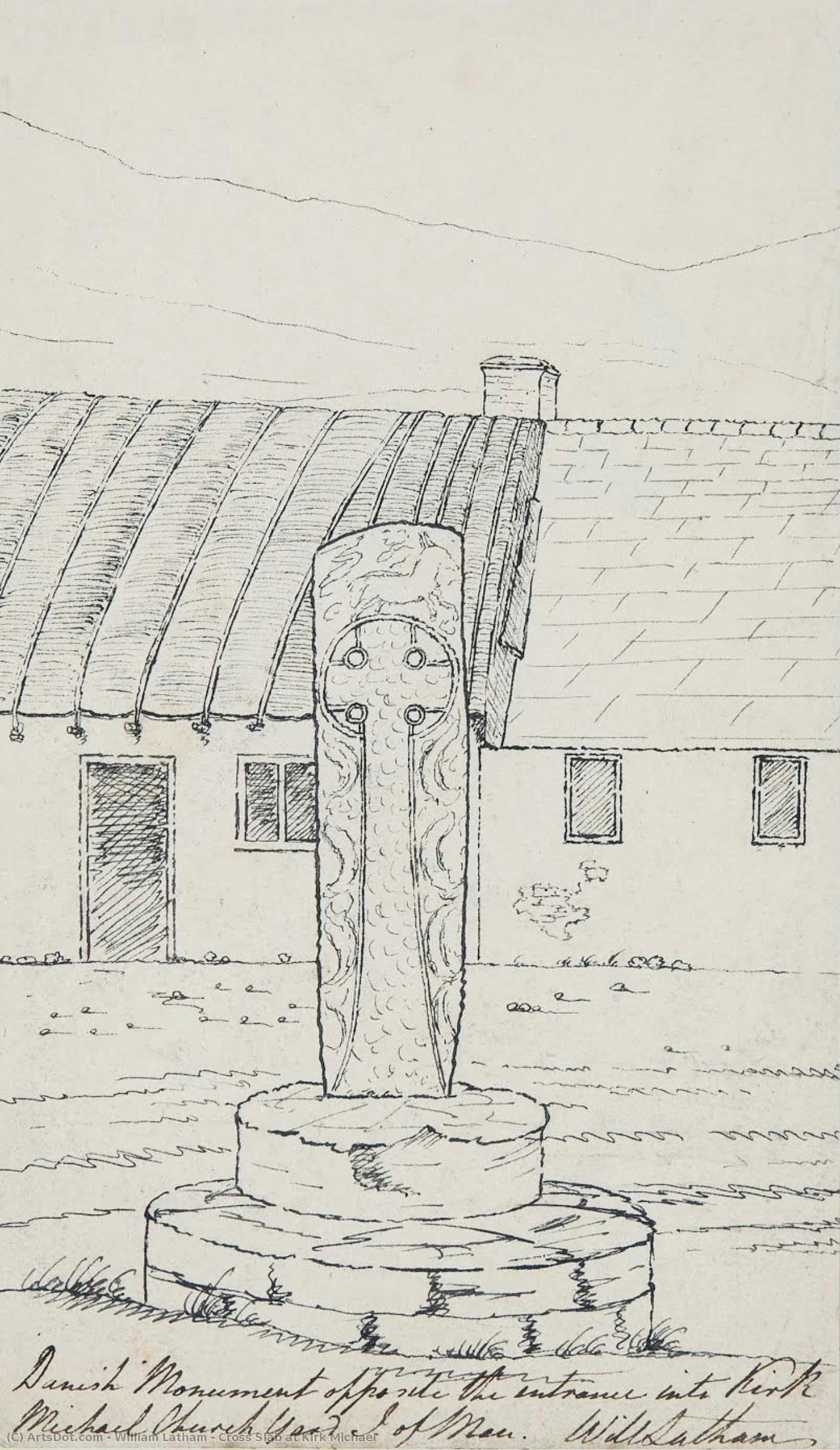 Cross Slab At Kirk Michael — Уильям Лэтэм