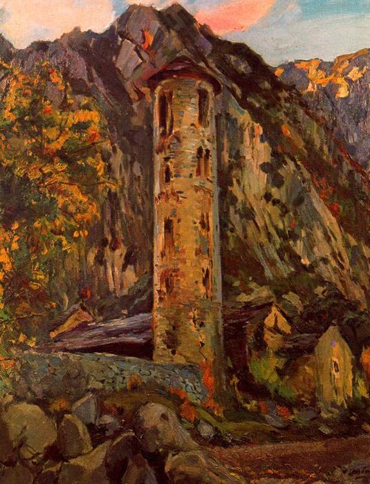 El Campanar Romànic De Santa Coloma — Joaquim Mir