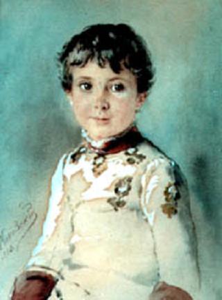 Niko Dadiani Baby — Konstantin Yegorovich Makovsky