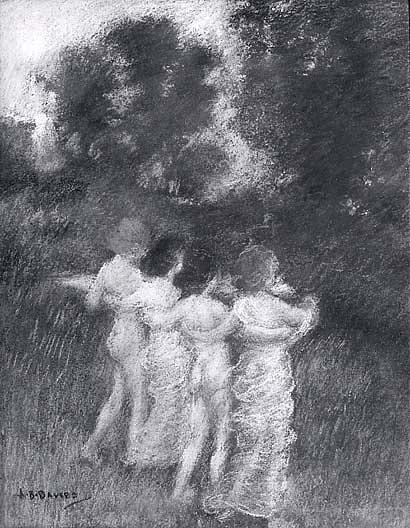 Cherubian Children, (painting) — Arthur B. Davies