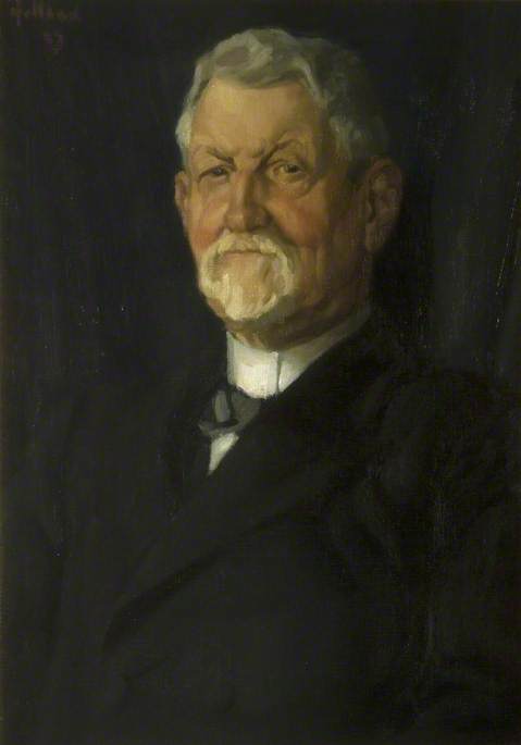 Portrait Of A Gentleman With A White Beard — George Herbert Buckingham