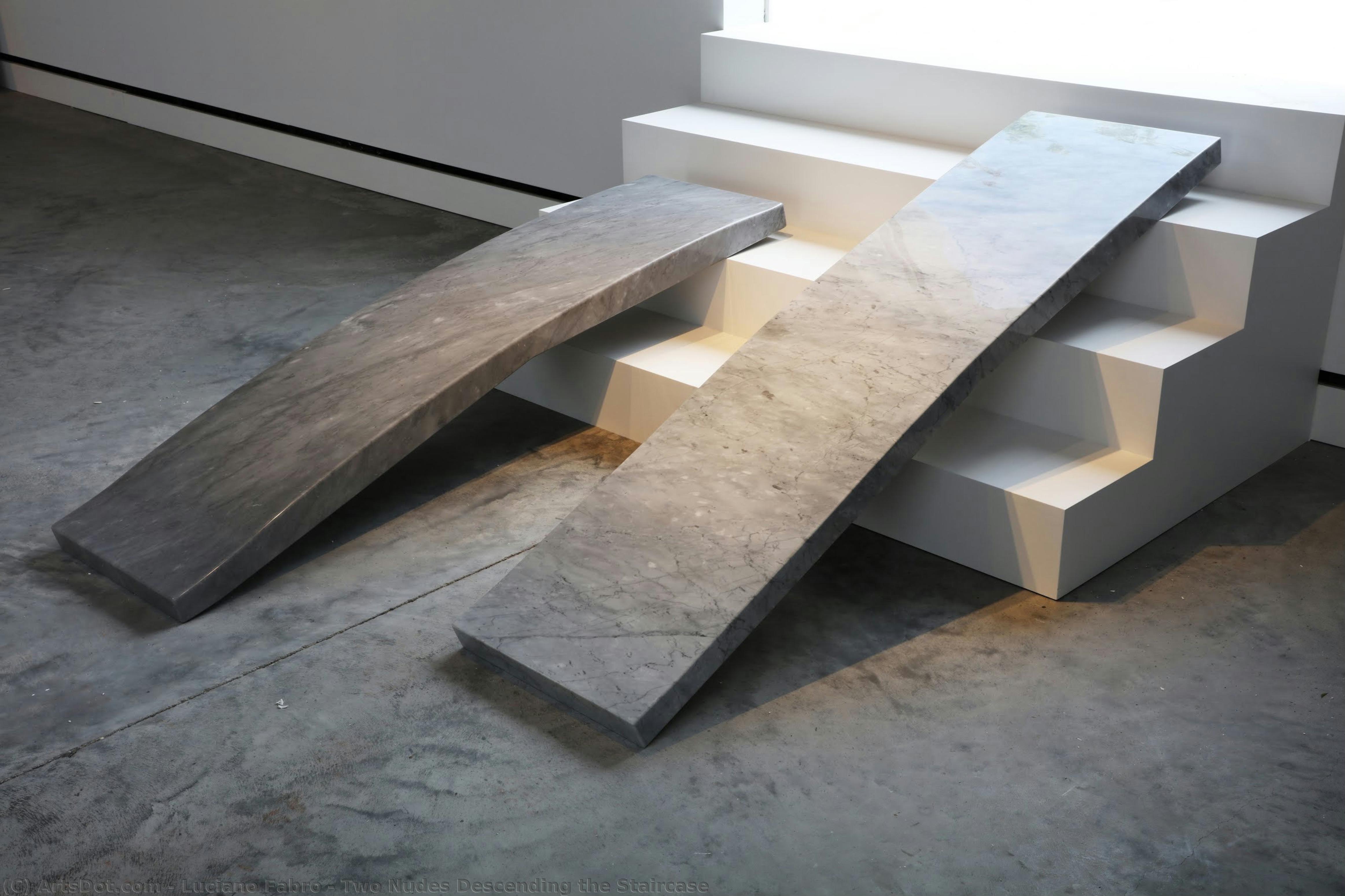 Two Nudes Descending The Staircase — Luciano Fabro