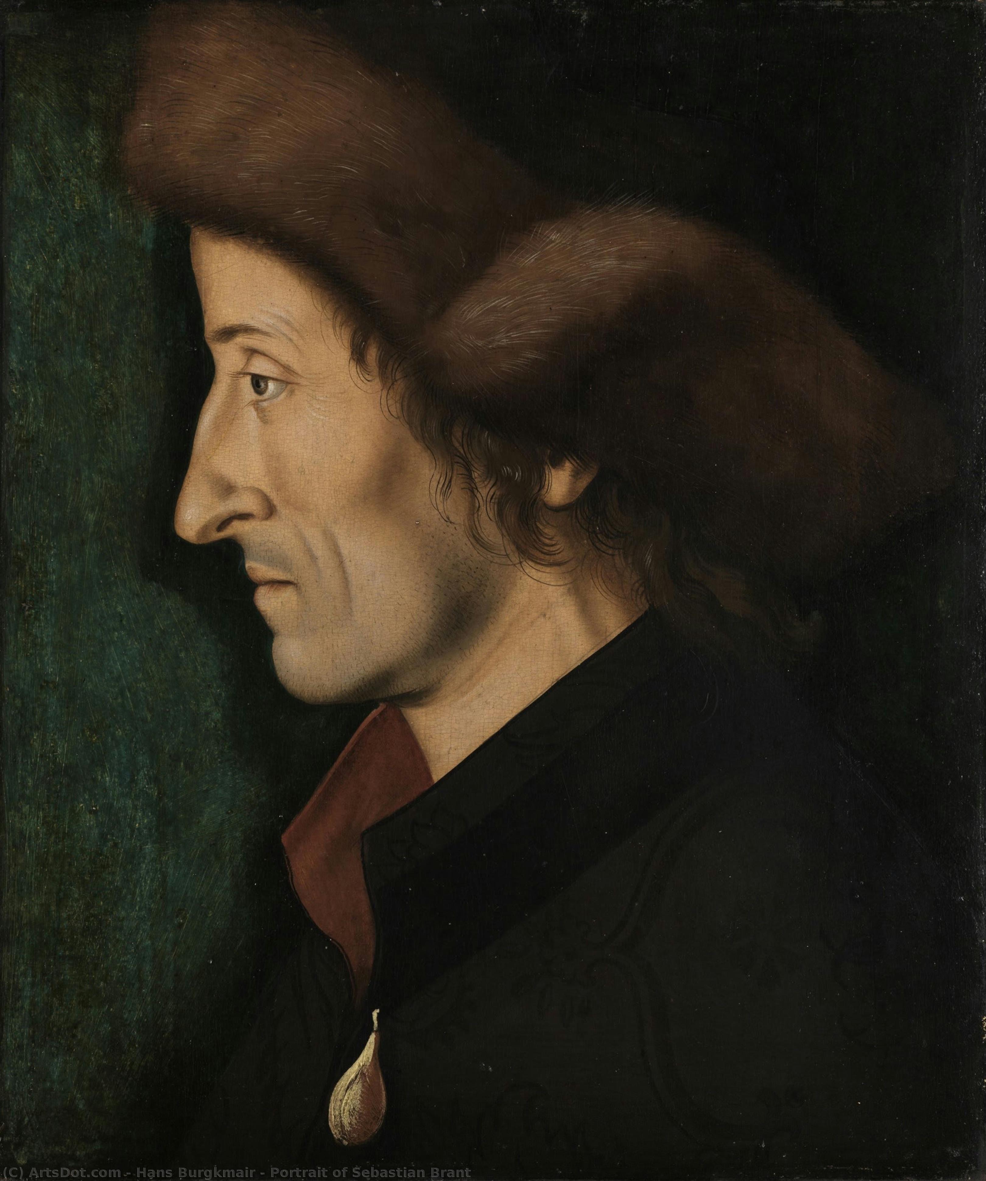 Portrait Of Sebastian Brant — Hans Burgkmair