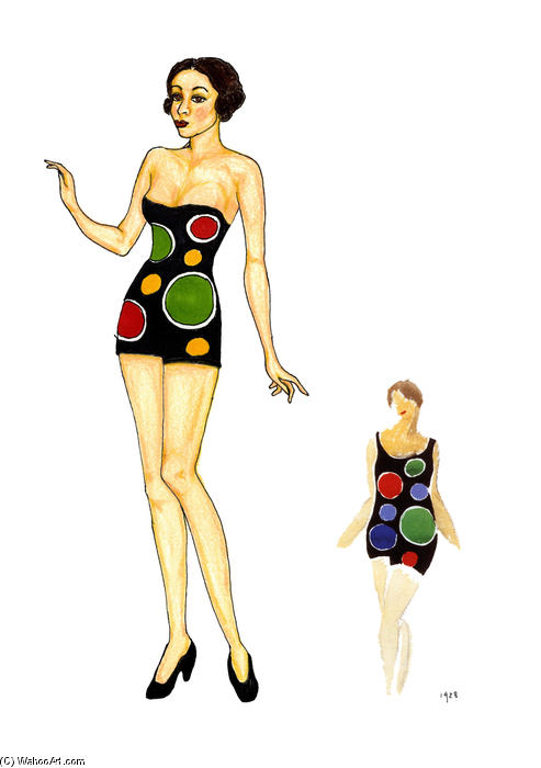 Fashion Illustration — Sonia Delaunay (sarah Ilinitchna Stern)