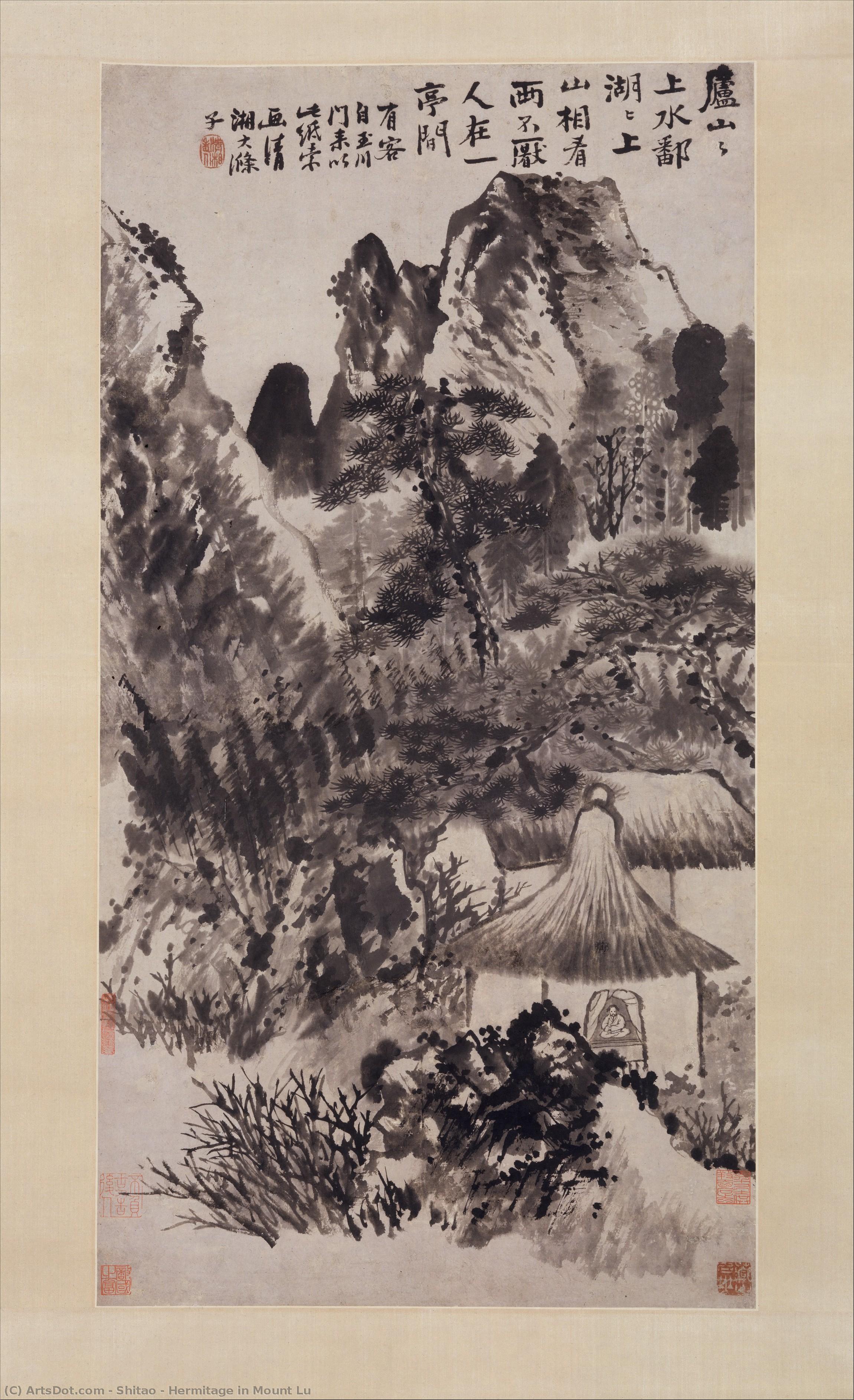 Hermitage In Mount Lu — Zhu Ruoji