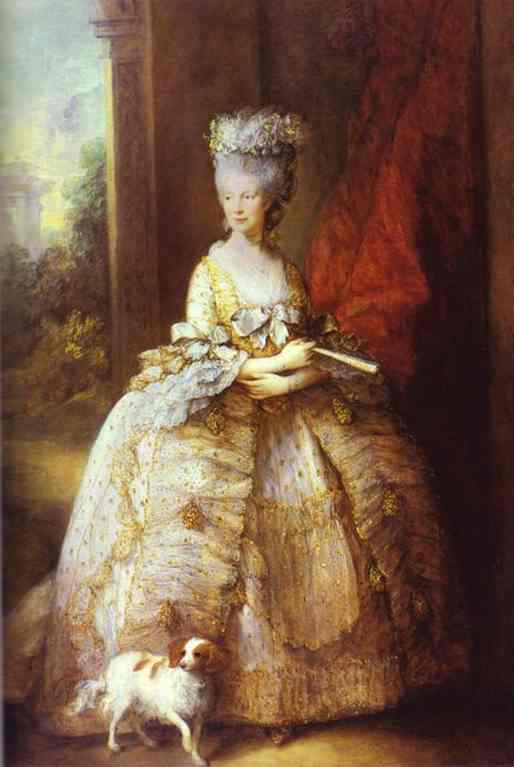 Portrait Of Queen Charlotte — Thomas Gainsborough