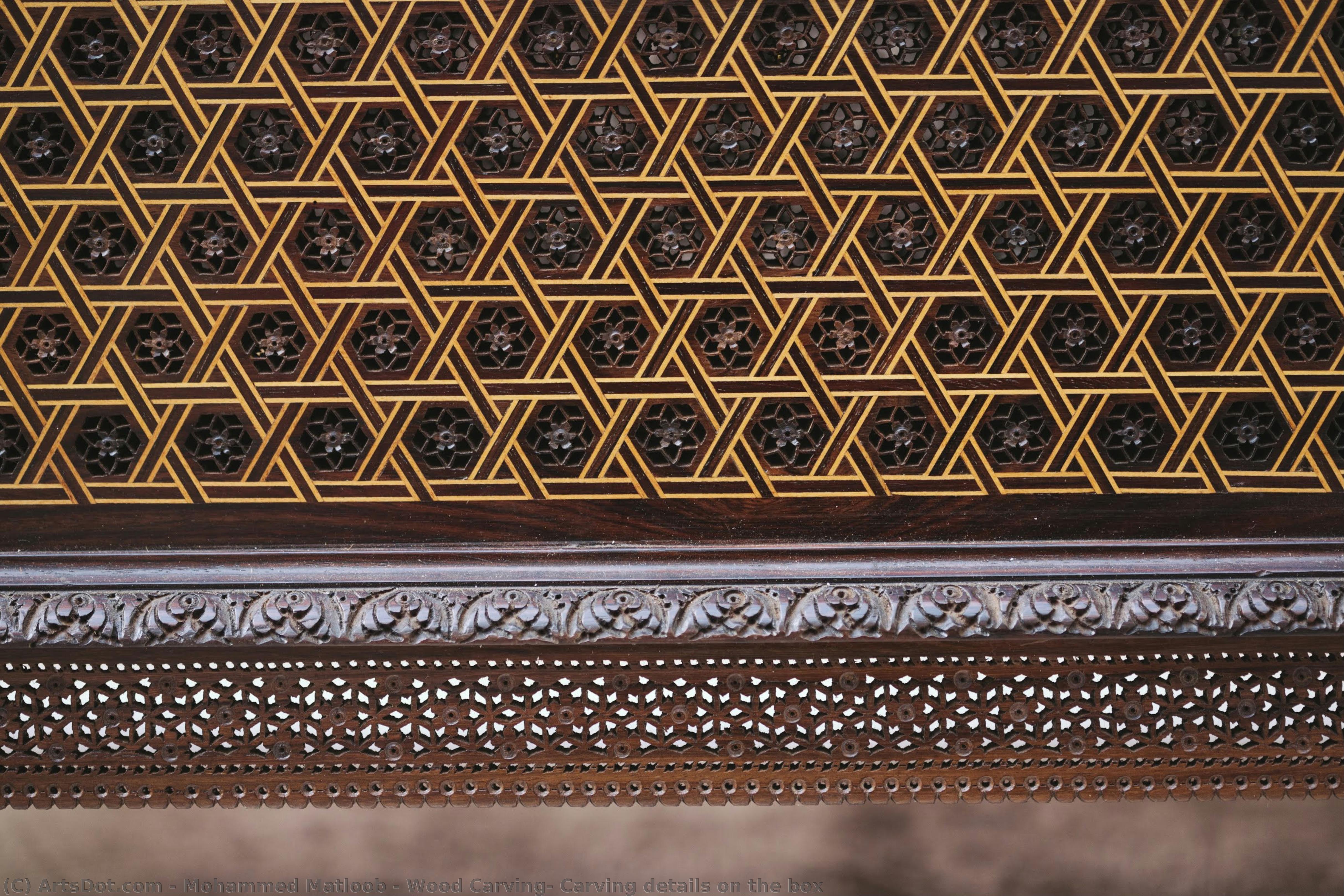 Wood Carving: Carving Details On The Box — Mohammed Matloob