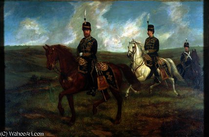 The Prince Of Wales With Lieutenant Colonel — Sir Francis Grant
