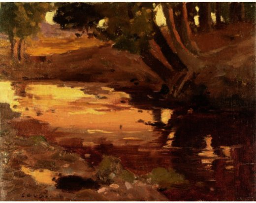 Brook With Wooded Area — Ингер Ирвинг Кус