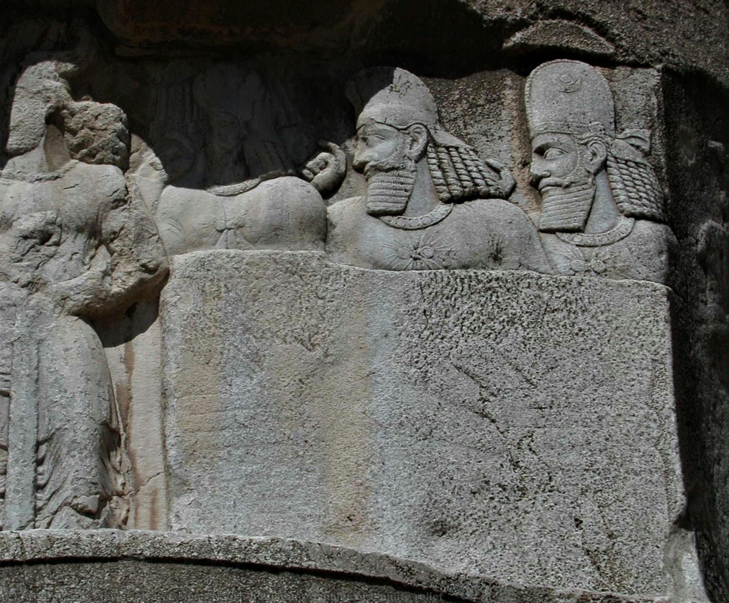 Naqsh-e Rustam, Remains Of Elamite Relief — Javier Álvarez Mon