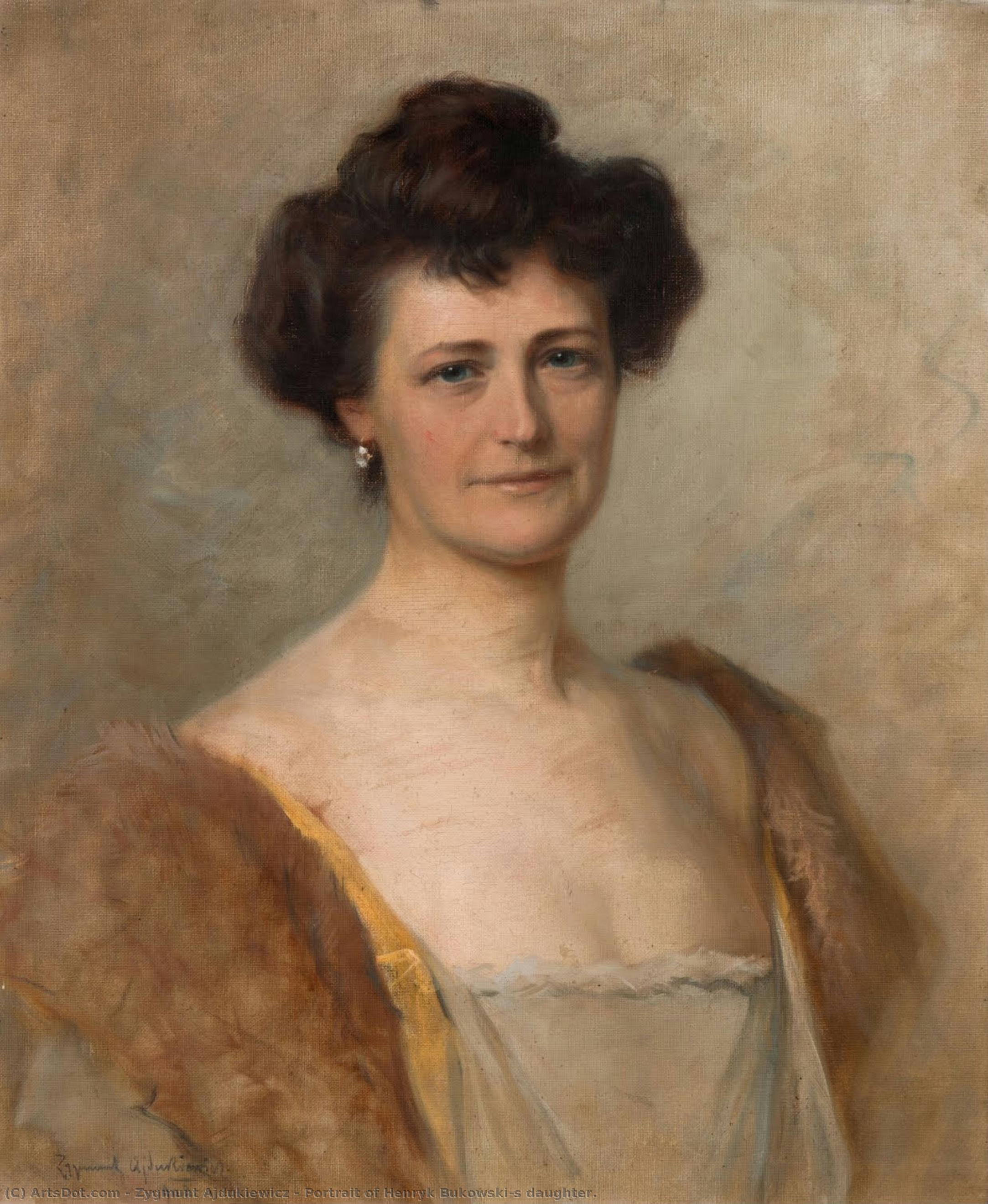 Portrait Of Henryk Bukowski’s Daughter. — Zygmunt Ajdukiewicz
