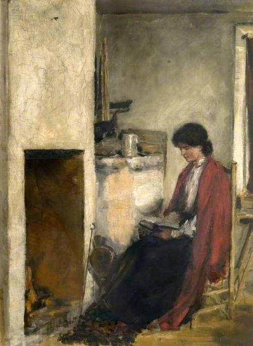 May Powys (1882–1972), By The Fire — Gertrude Mary Powys