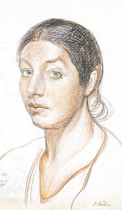 Marusia (portrait Of The Artist's Wife) — David Davidovich Burliuk