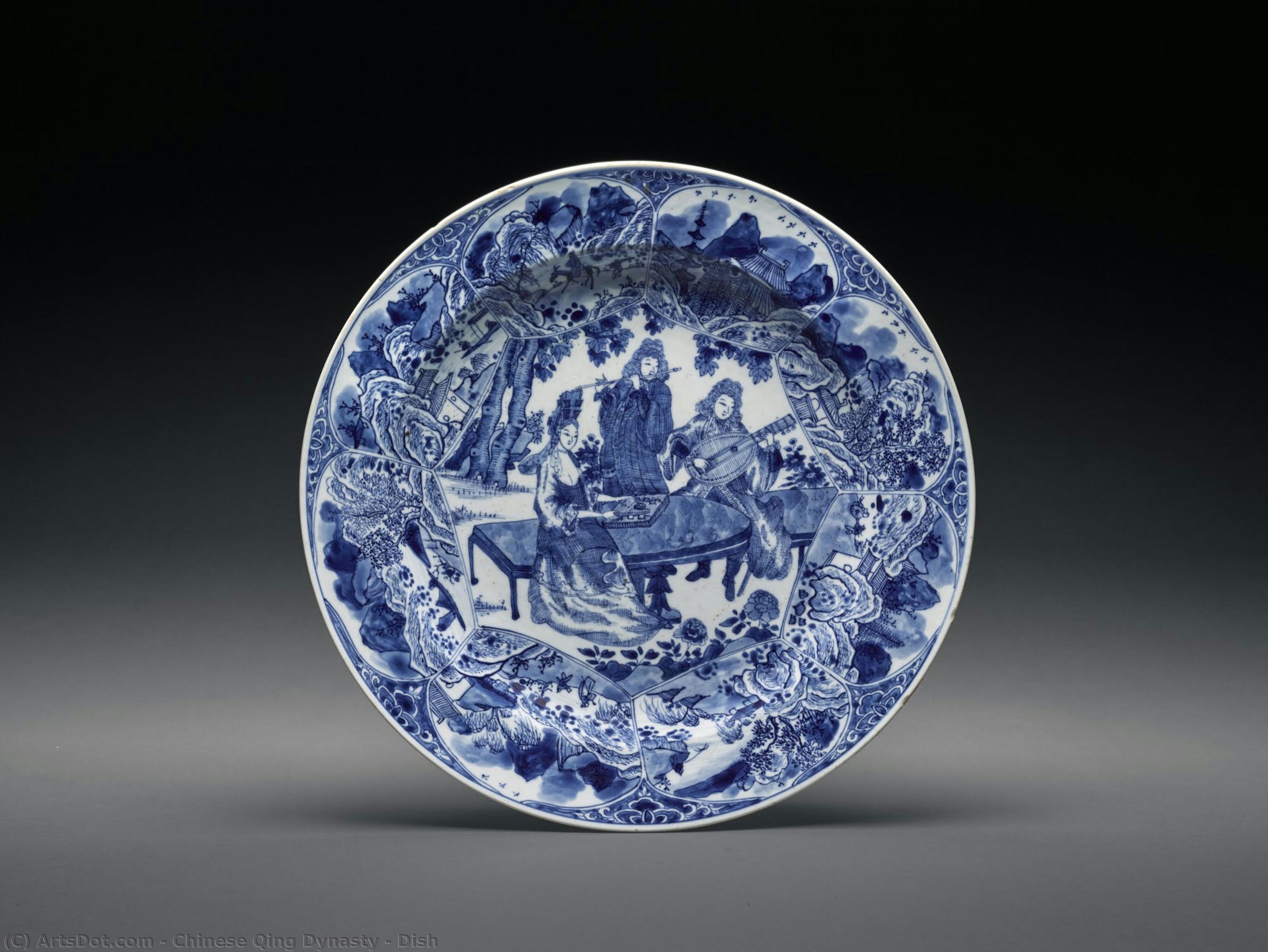 Dish — Chinese Qing Dynasty