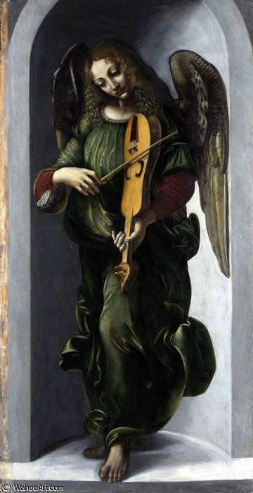 Panelsforanancona(leftpaneldetail) — Leonardo Da Vinci