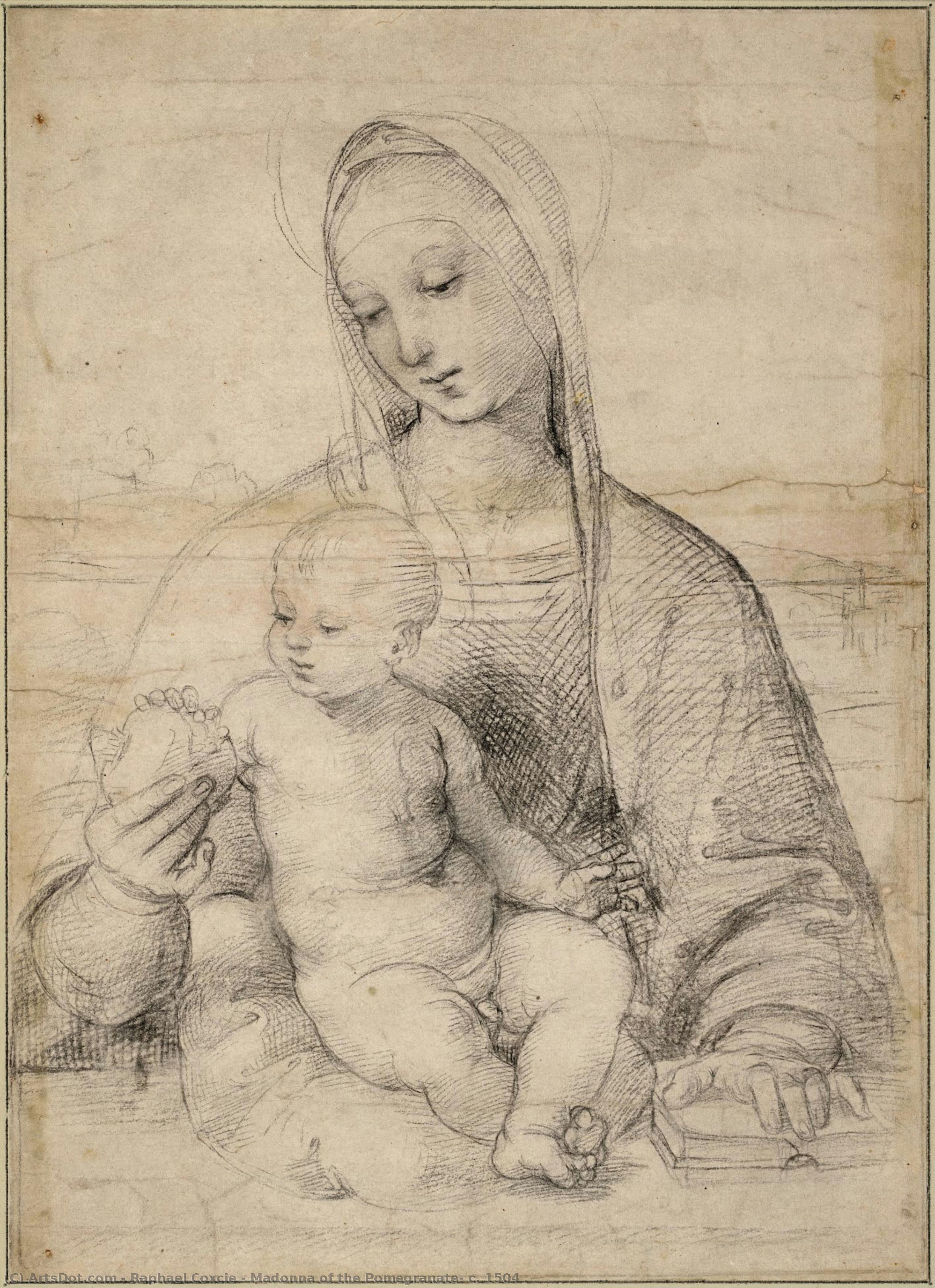 Madonna Of The Pomegranate, C. 1504 — Raphael Coxcie