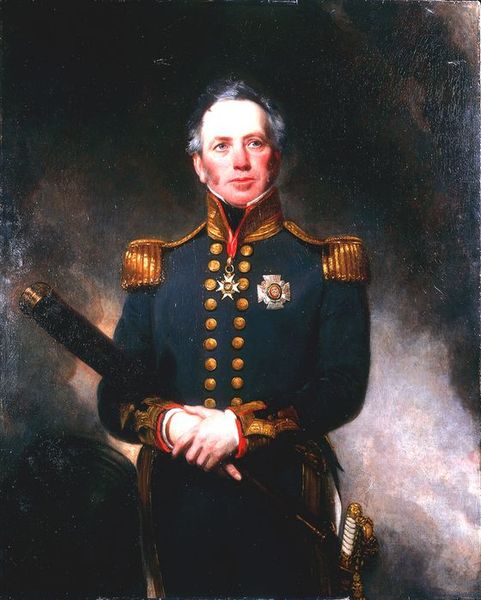 A Portrait Of Naval Officer Edward Brace — Henry William Pickersgill