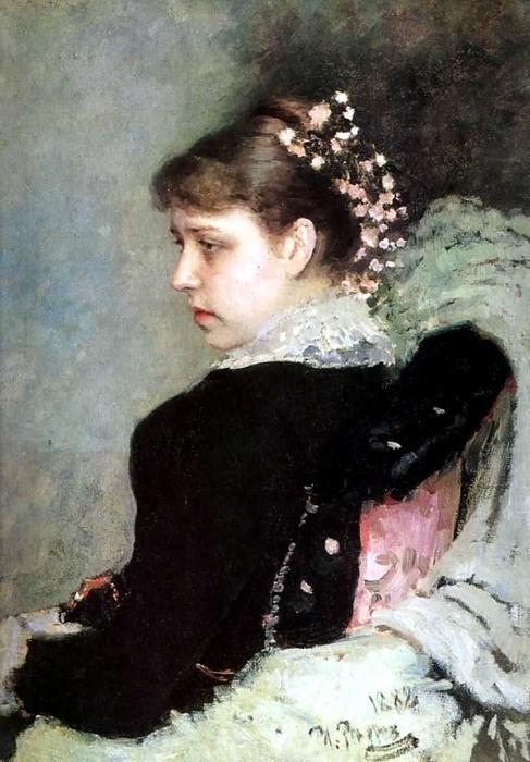 Portrait Of Tatiana Rechinskay — Ilya Yefimovich Repin