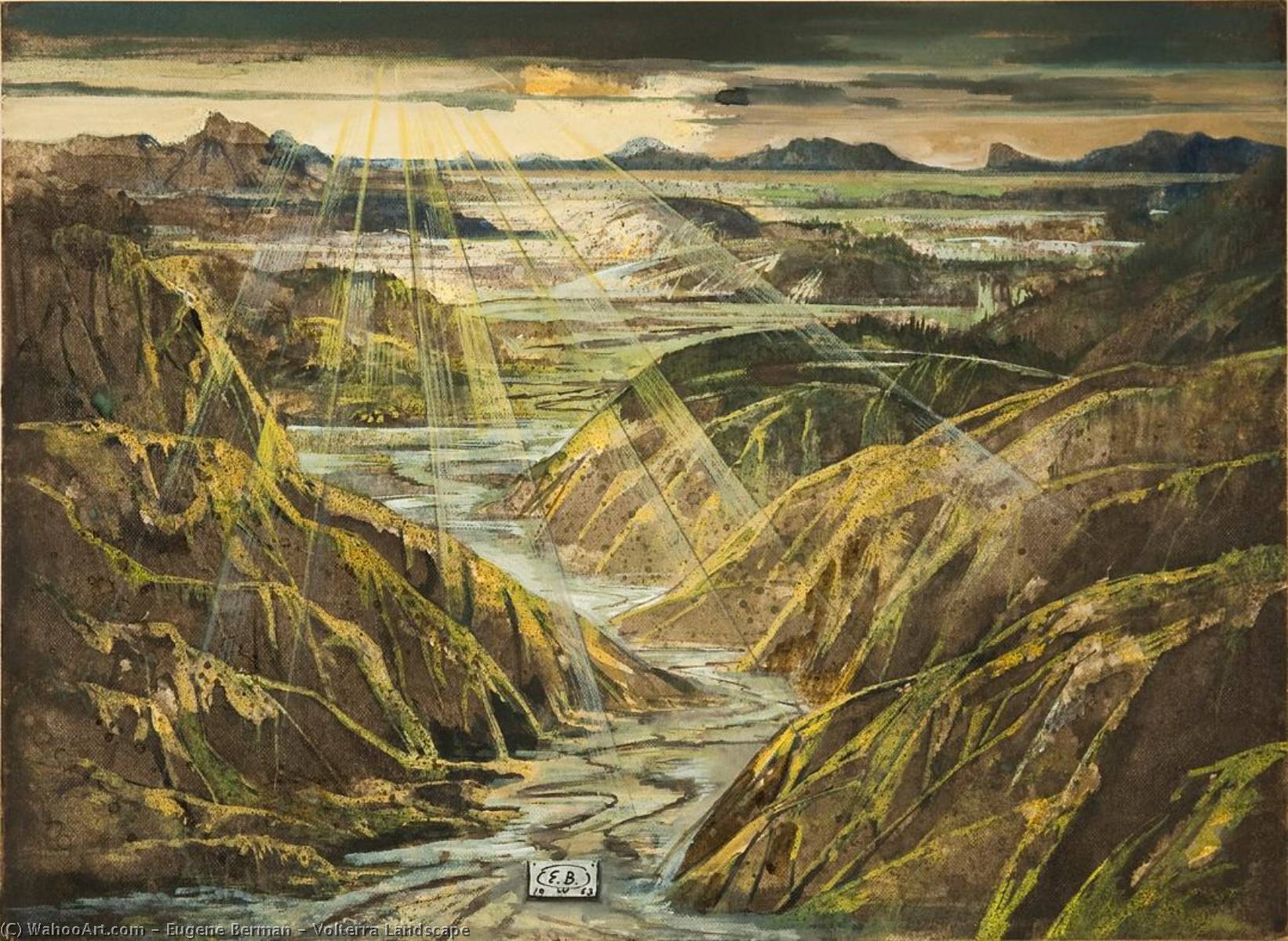 Volterra Landscape — Eugene Berman