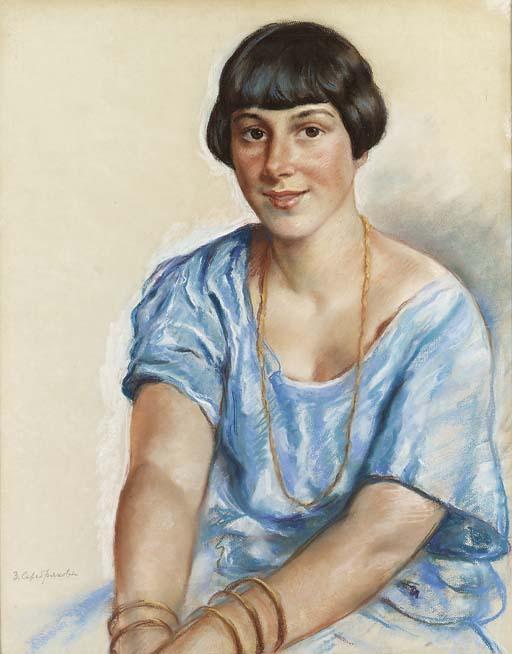Portrait Of Madame V. — Zinaida Serebriakova