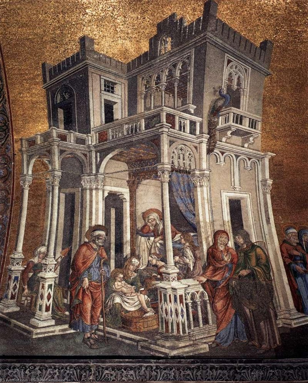 Birth Of The Virgin — Michele Giambono