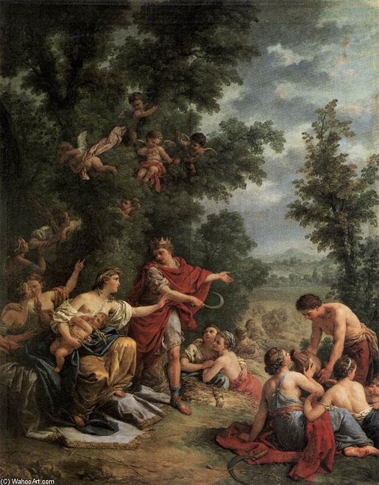 Ceres Teaching Agriculture To King Triptolemus — Louis Jean François Lagrenée