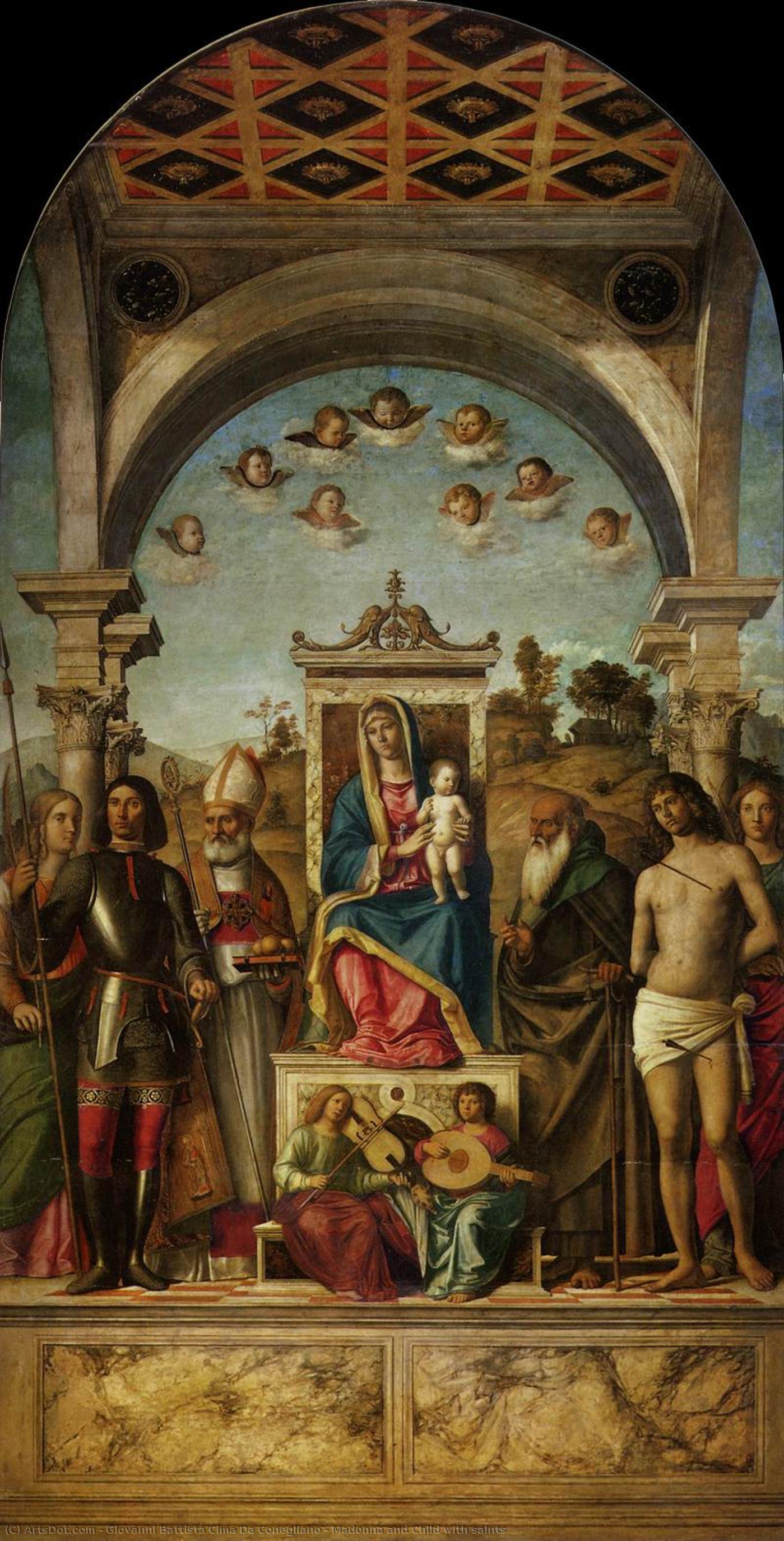 Madonna And Child With Saints — Giovanni Battista Cima Da Conegliano