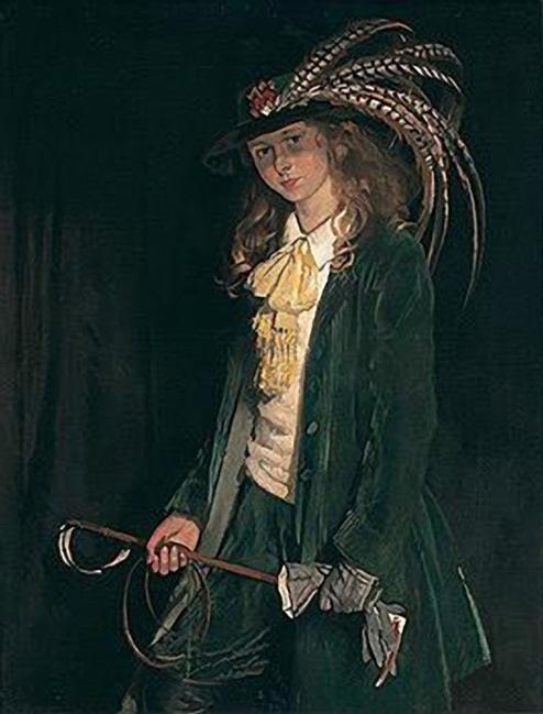 Gardenia St George With Riding Crop — Sir William Newenham Montague Orpen